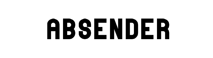 absender Шрифта