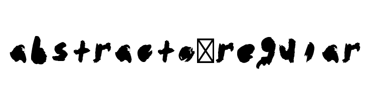 abstracto-Regular Font