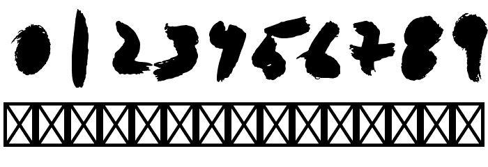 abstracto-Regular Font OTHER CHARS