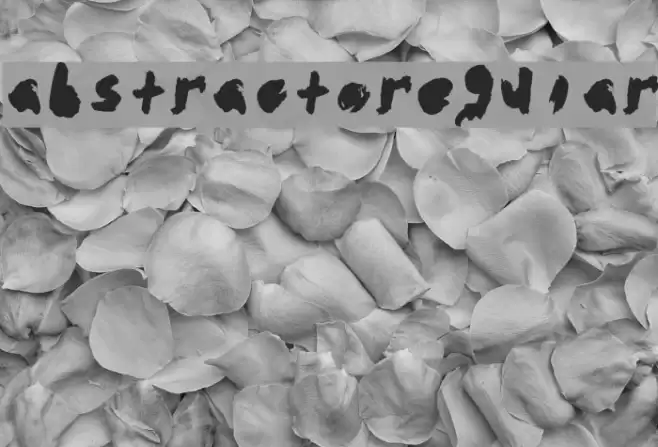 abstracto-Regular फ़ॉन्ट examples