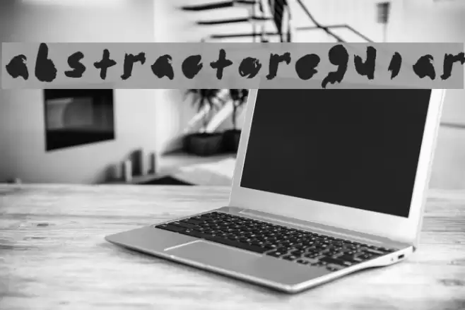 abstracto-Regular फ़ॉन्ट examples