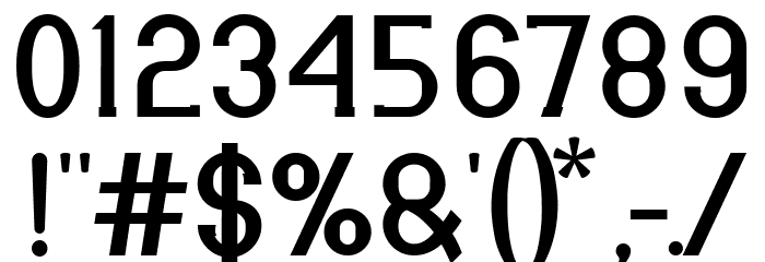 abstrak Font OTHER CHARS
