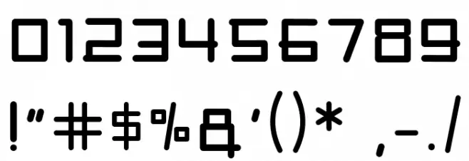 abubble خط محارف أخرى