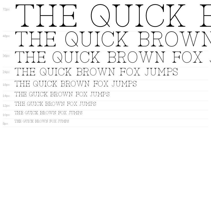 AC Big Serif One Waterfall