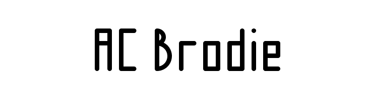 AC Brodie  नि: शुल्क फ़ॉन्ट्स डाउनलोड