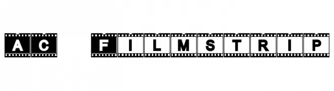 AC Filmstrip  font caratteri gratis