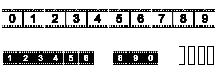 AC Filmstrip Font OTHER CHARS