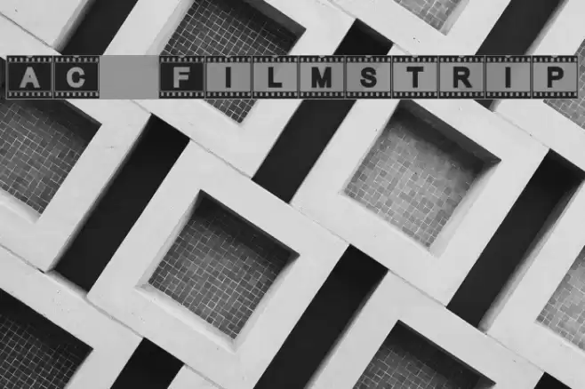 AC Filmstrip Fonte examples