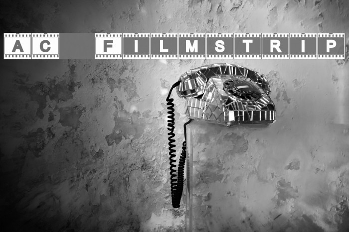 AC Filmstrip Font examples
