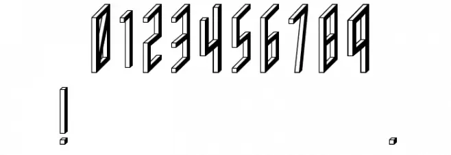 AC Framed Inverted Font OTHER CHARS