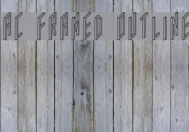 AC Framed Outline Example 3