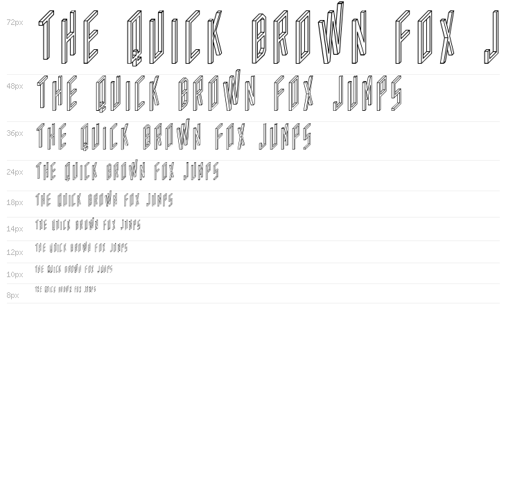 AC Framed Outline Waterfall