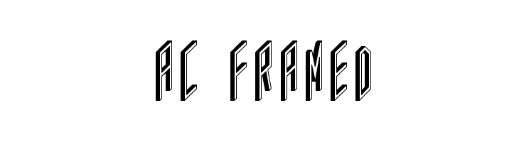 AC Framed Шрифта