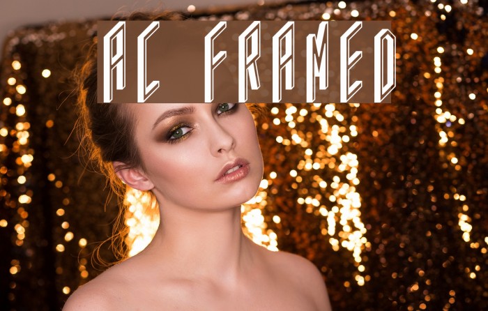 AC Framed Font examples