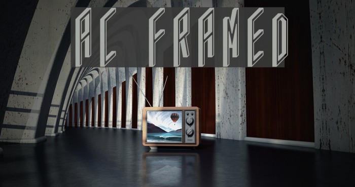 AC Framed Font examples