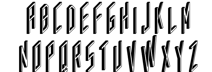 AC Framed Font LOWERCASE