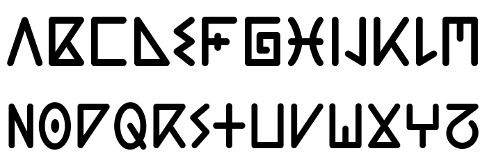 AC Guanche Lite Font LOWERCASE