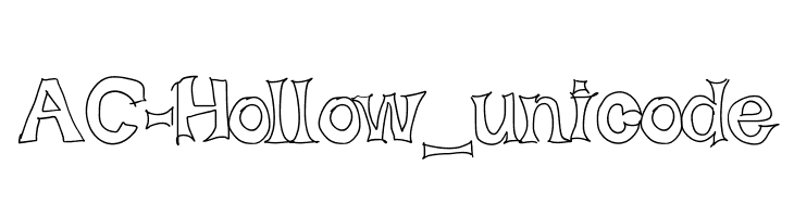 AC-Hollow_unicode  नि: शुल्क फ़ॉन्ट्स डाउनलोड