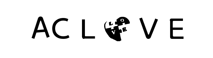 AC L O V E फ़ॉन्ट