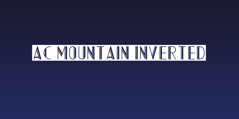 AC Mountain Inverted Social Header