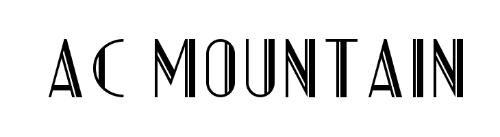 AC Mountain  नि: शुल्क फ़ॉन्ट्स डाउनलोड
