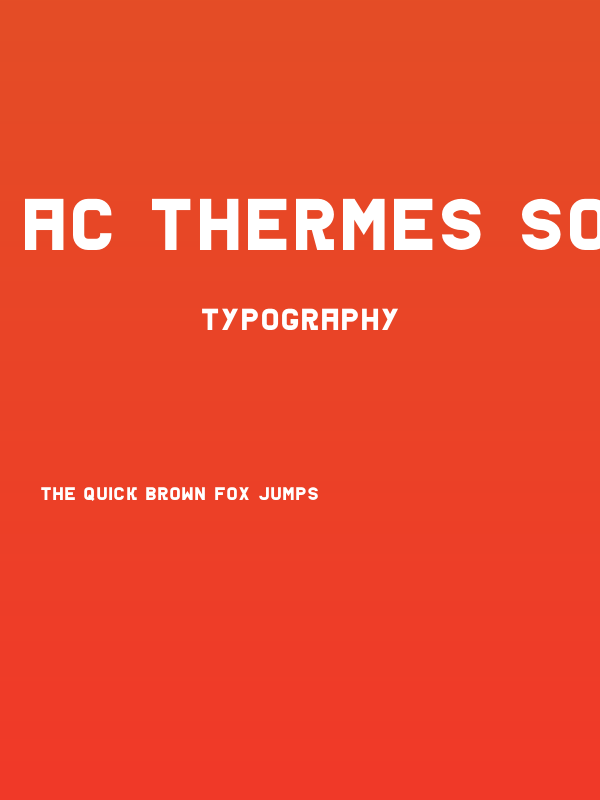 AC Thermes Solid Poster