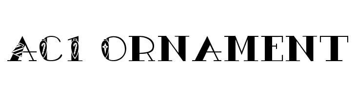 AC1 Ornament Font