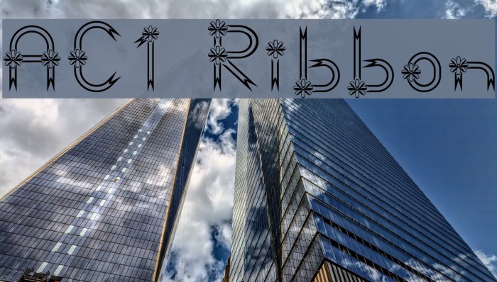 AC1 Ribbon Font examples