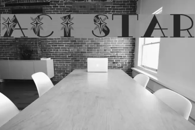 AC1 Star Font examples