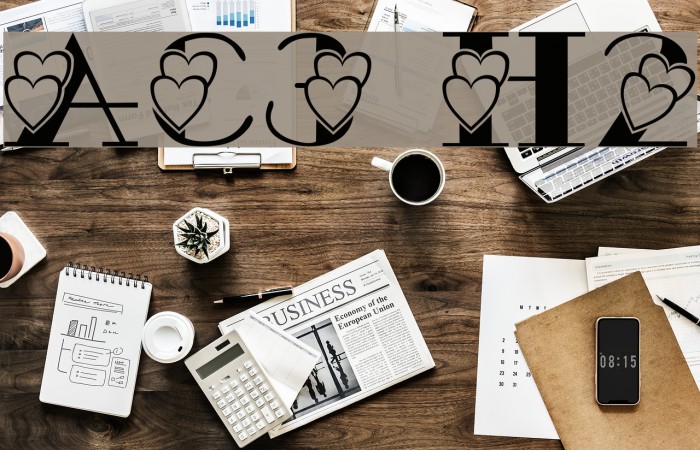 AC3 Hearts2 Font examples