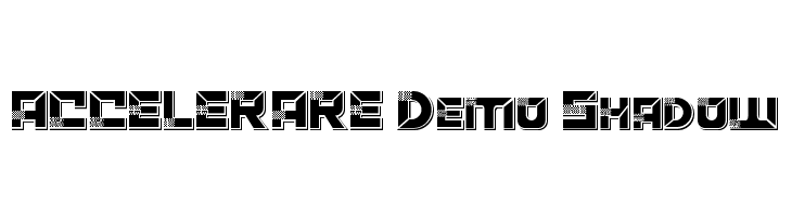 ACCELERARE Demo Shadow  Free Fonts Download