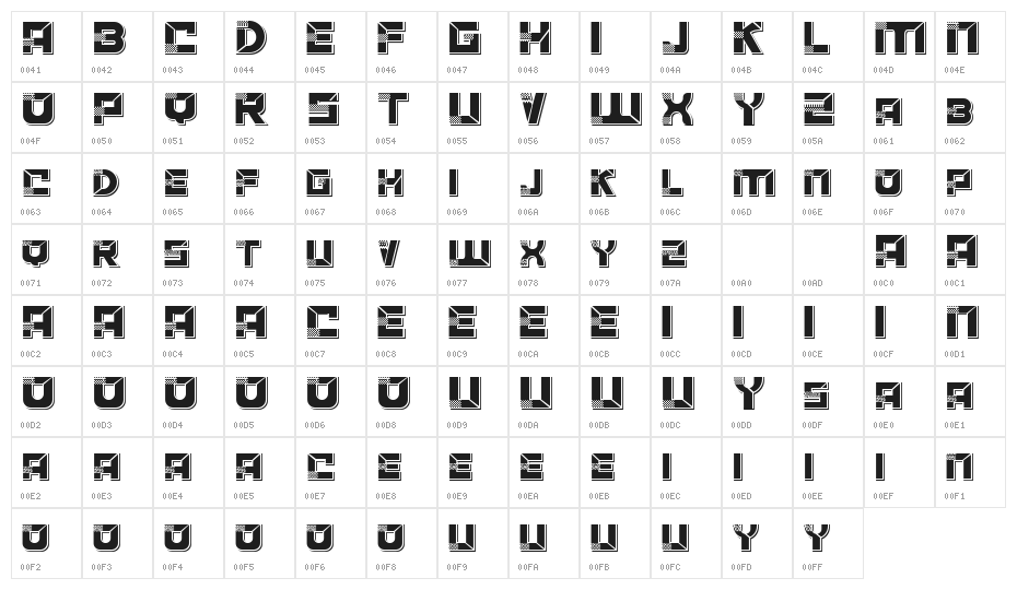 ACCELERARE Demo Shadow Character Map
