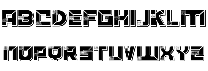 ACCELERARE Demo Shadow Font LOWERCASE
