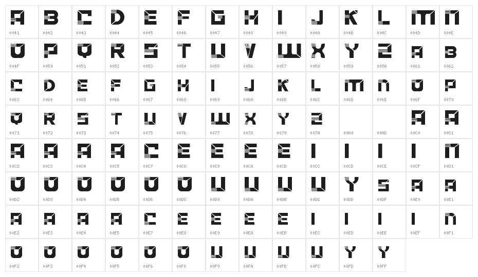 ACCELERARE Demo Character Map