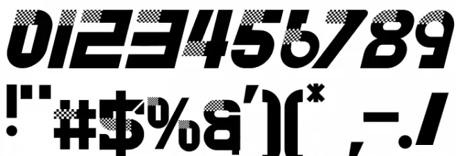 ACCELERARE Italic Fonte OUTROS PERSONAGENS