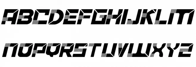ACCELERARE Italic Polices MAJUSCULES