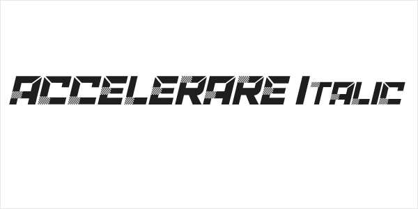 ACCELERARE Italic Logo