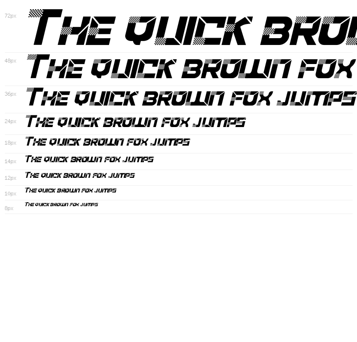 ACCELERARE Italic Waterfall