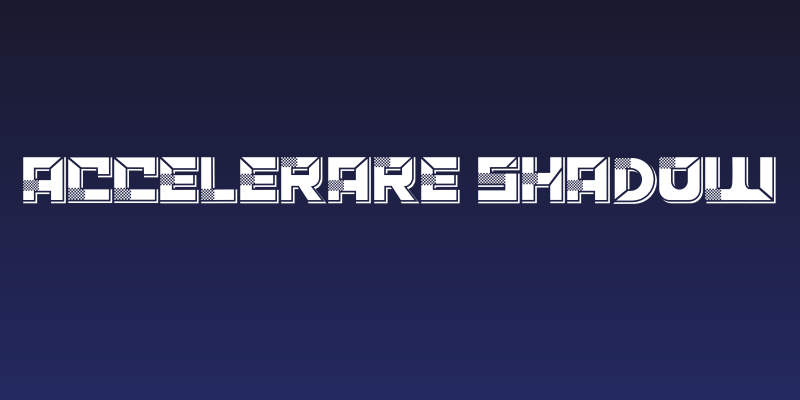 ACCELERARE Shadow Social Header