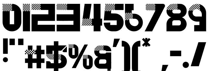 ACCELERARE Font OTHER CHARS