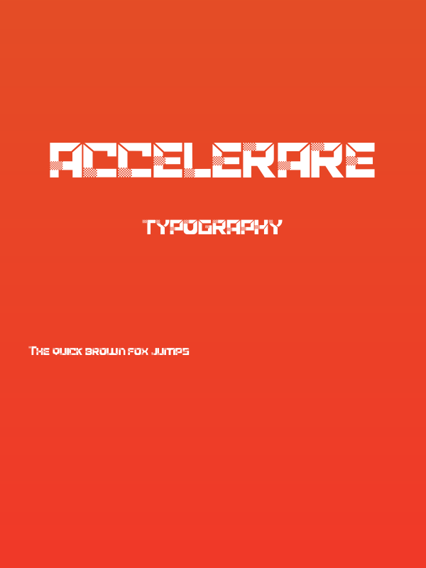 ACCELERARE Poster