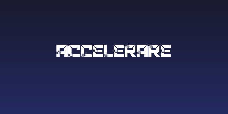ACCELERARE Social Header