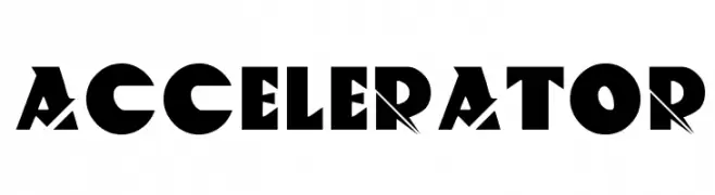 ACCELERATOR  font caratteri gratis