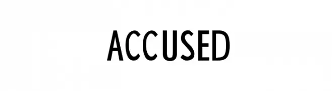 ACCUSED  नि: शुल्क फ़ॉन्ट्स डाउनलोड