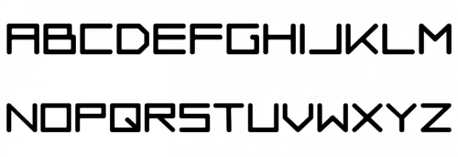 ACES04_Heavy Font Litere mari