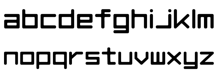 ACES04_Heavy Font LOWERCASE