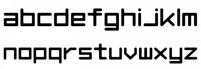ACES04_Heavy Schriftart Kleinbuchstaben