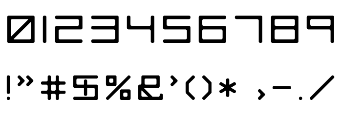ACES04_PA Font OTHER CHARS