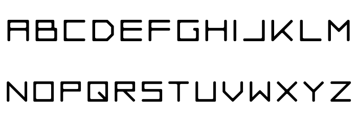 ACES04_PA Font UPPERCASE