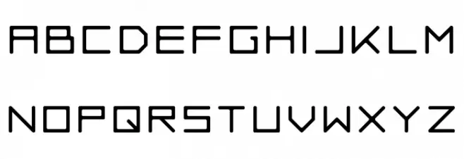 ACES04_PA Font UPPERCASE